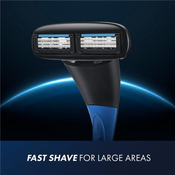 Metablade Back Shaver for Men - Long Handle Back Hair and Body Shavers - Picture 3 of 7